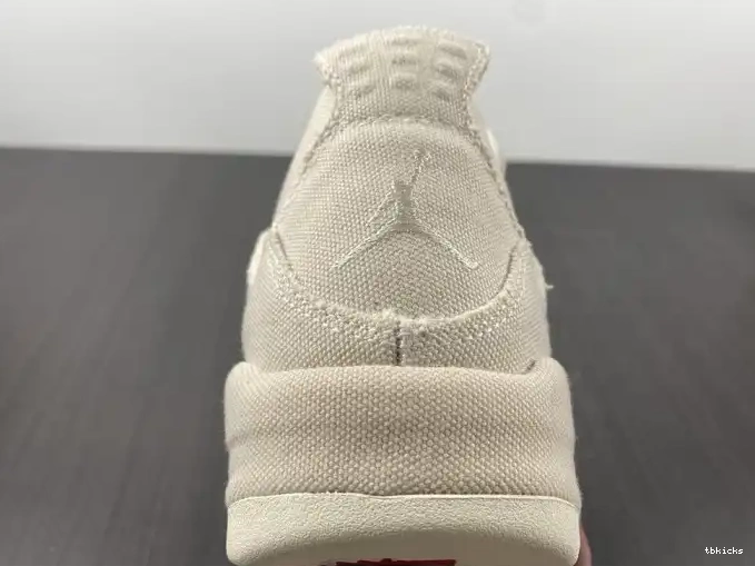 Reps TB Jordan 4 DQ4909-100 Canvas (W) Blank Retro 0526